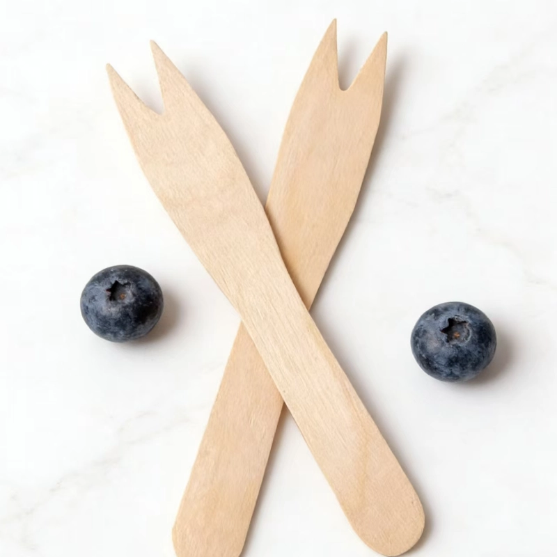 85mm wooden fruit fork-5